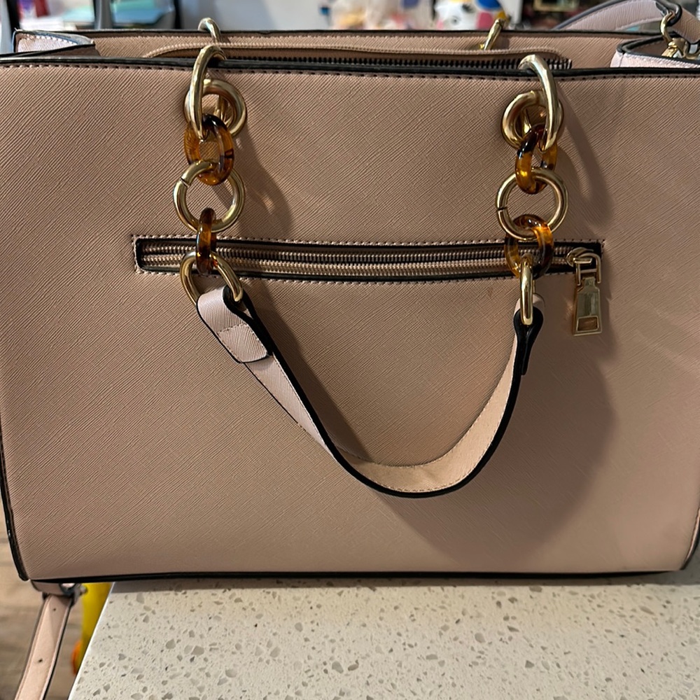 Pink tote bag